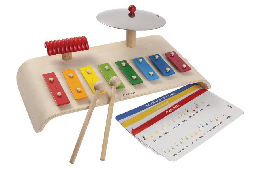 PlanToys Musical Set — Wooden Instrument Set