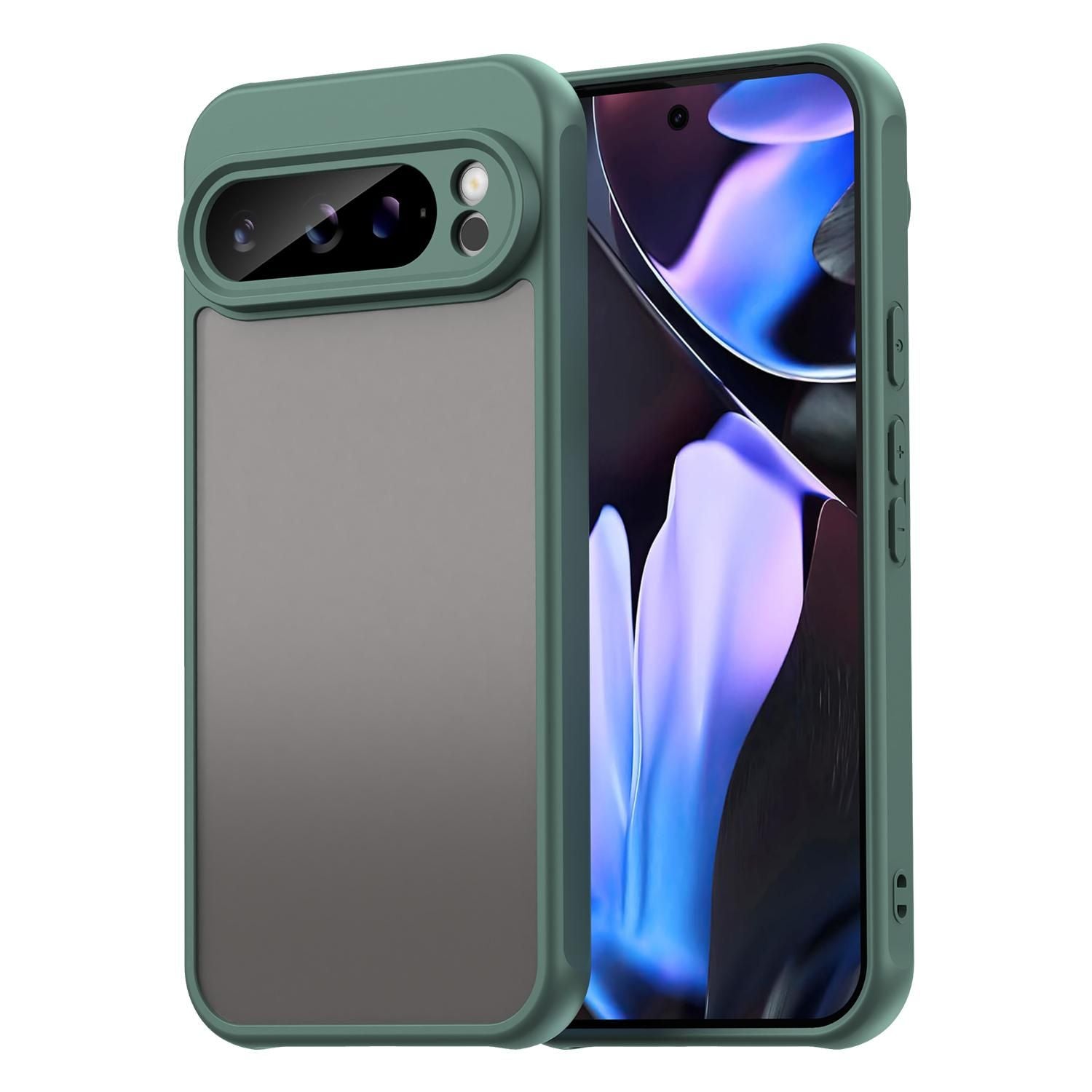 TPU Hybrid PC Frosted Phone Case For Google Pixel 9 Pro XL