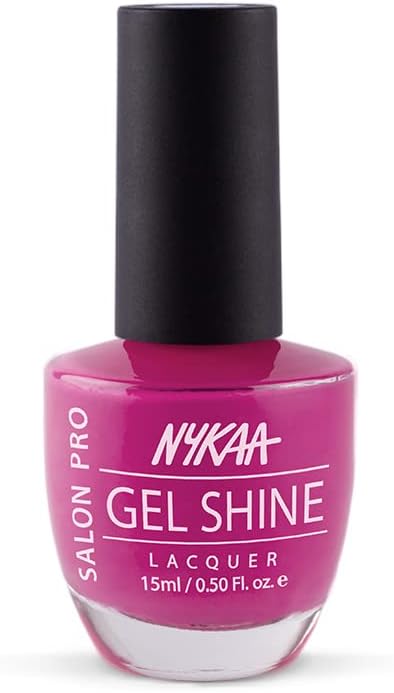 Nykaa Salon Shine Gel Nail Lacquer Jaipur Diary 15ml Shade No. 220