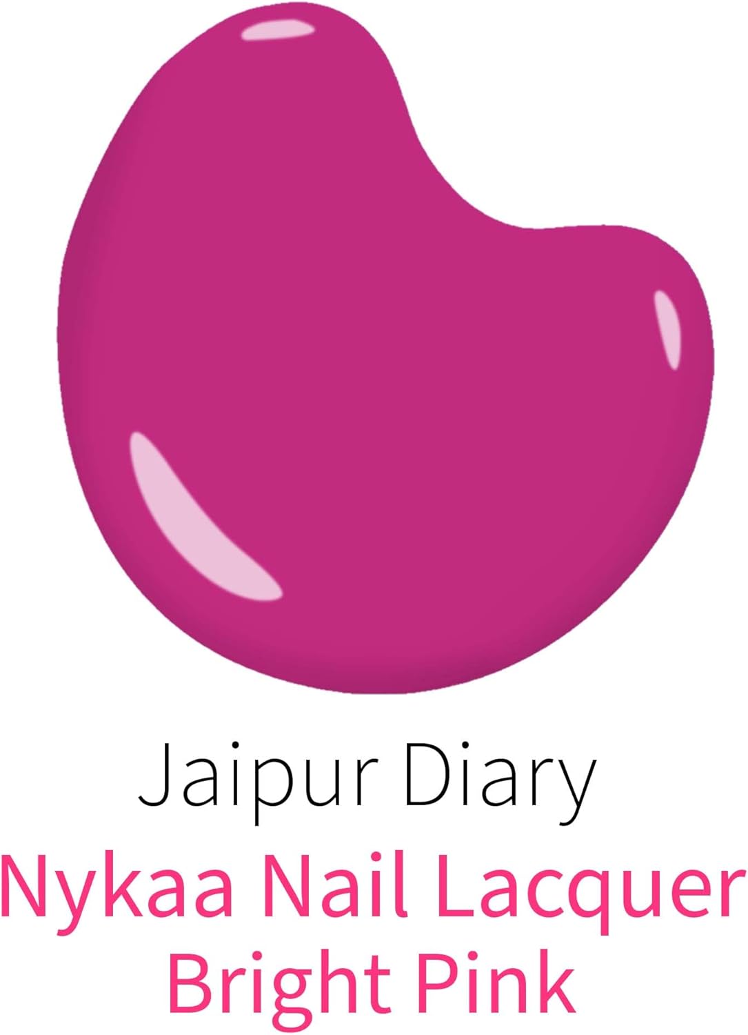Nykaa Salon Shine Gel Nail Lacquer Jaipur Diary 15ml Shade No. 220