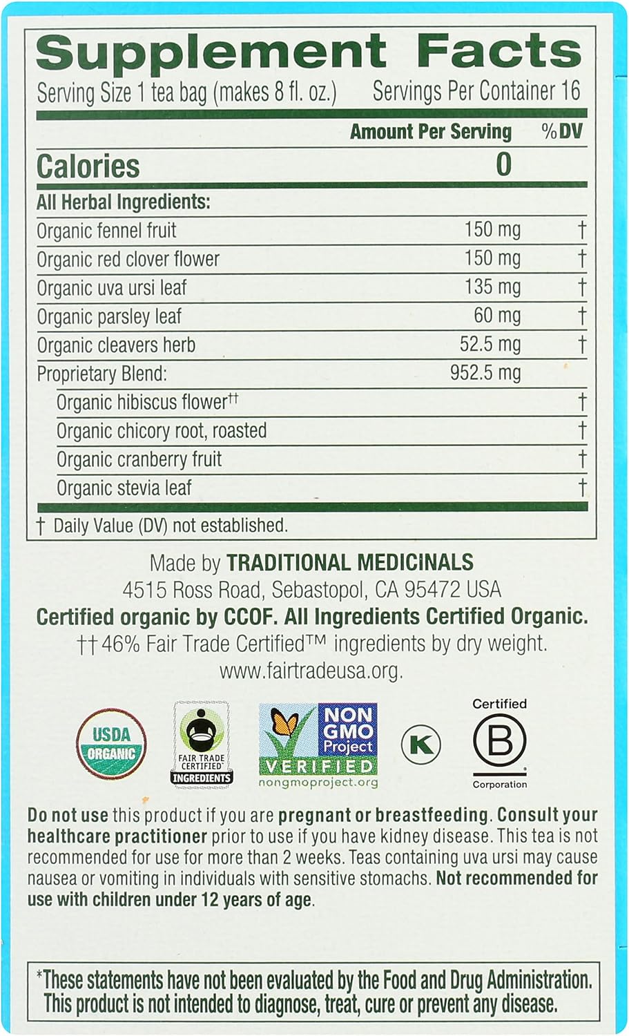 Tm Weightless Cranberry 16 Tea
