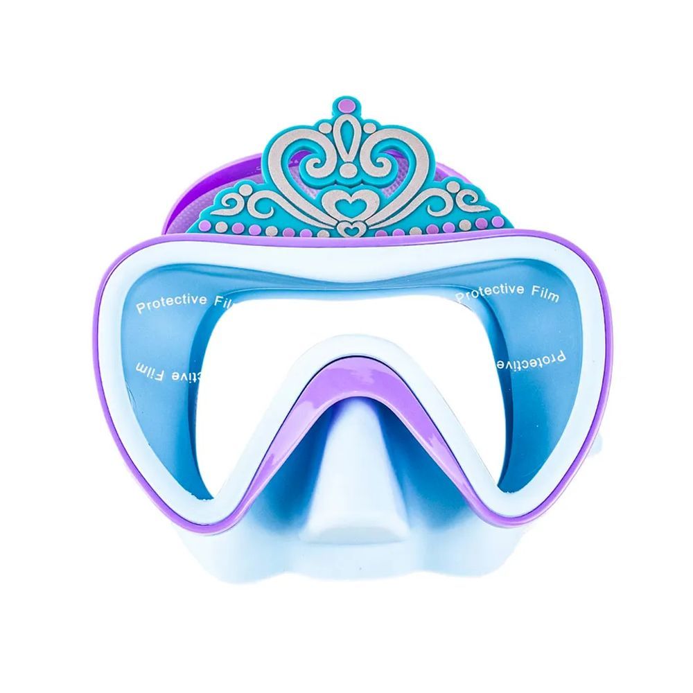 Bling2O Aqua2ude Princess Crown Swim Mask Blue, 3+ years
