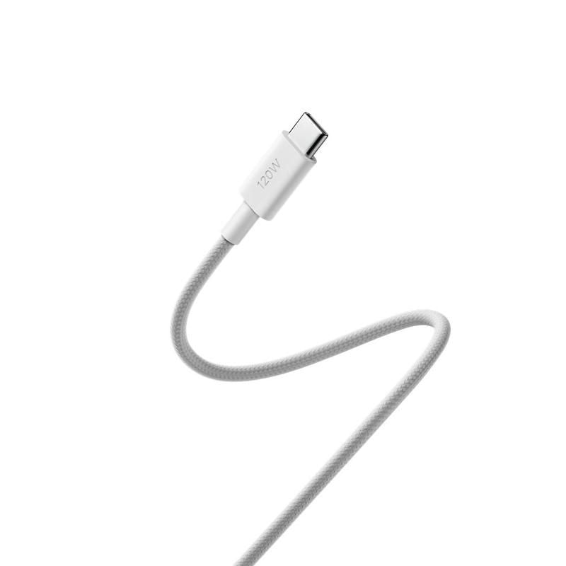 Xiaomi 6A Braided USB-C to USB-C Fast Charging Cable, 120W HyperCharge & 480Mbps Data Transfer