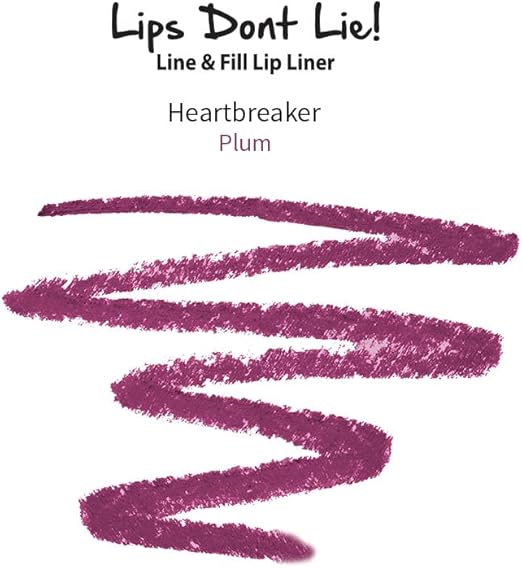 Nykaa lips Don't Lie Lip liner Heart Breaker07
