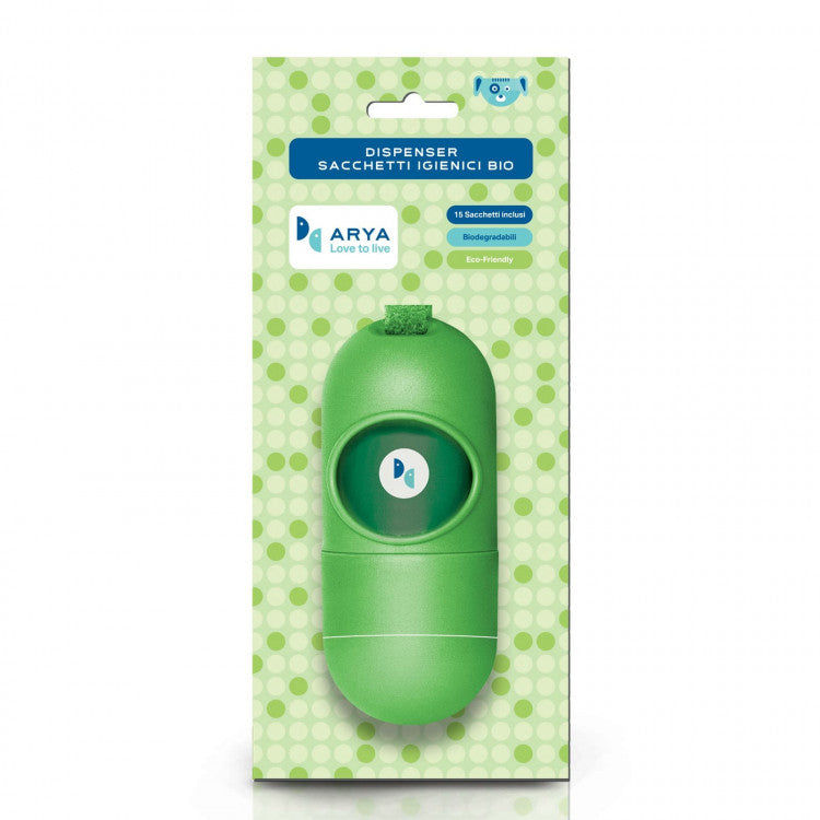 Arya Dispenser with 1 Biodegradable Refill of 15 bags