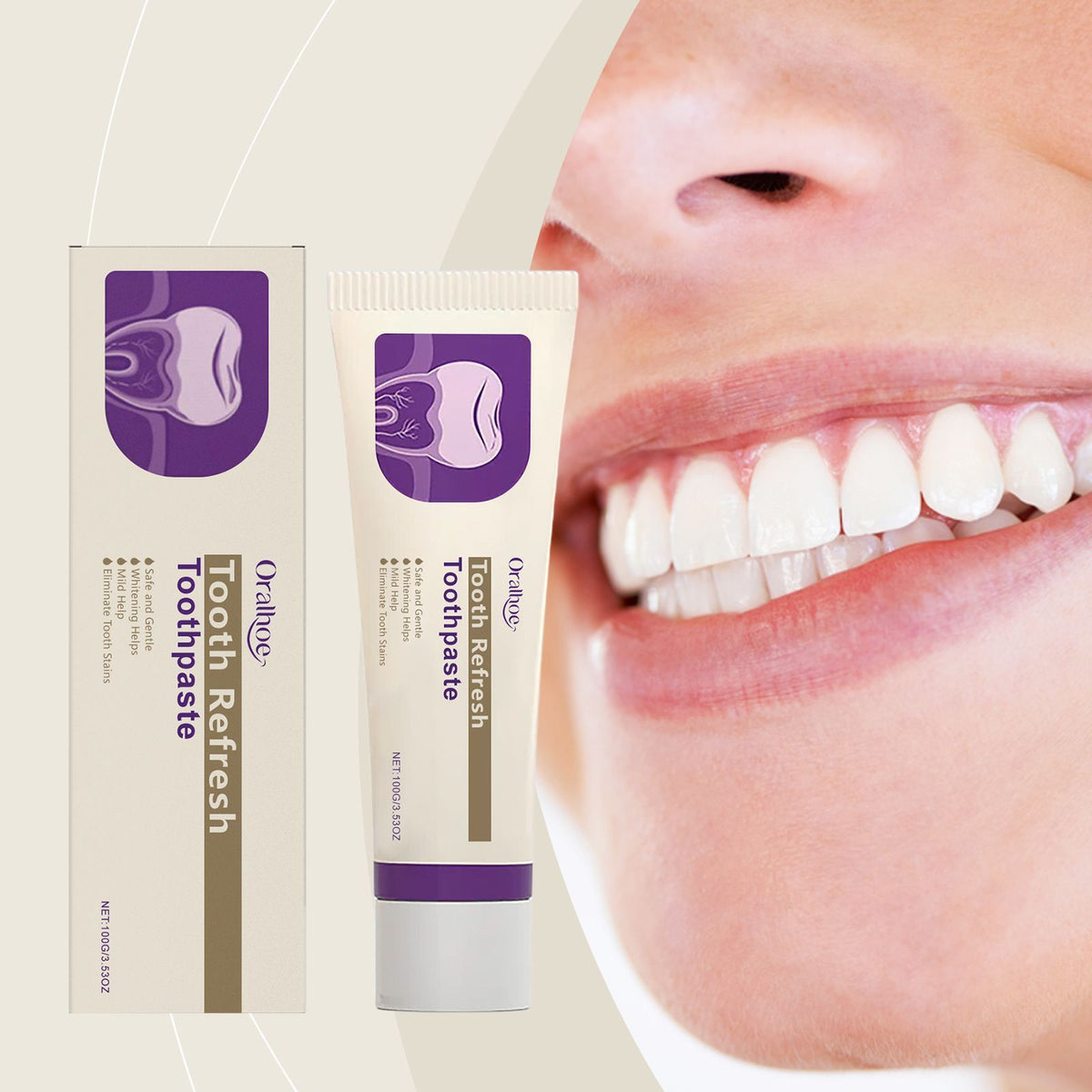 Brightening Toothpaste Stain Removal 100g
