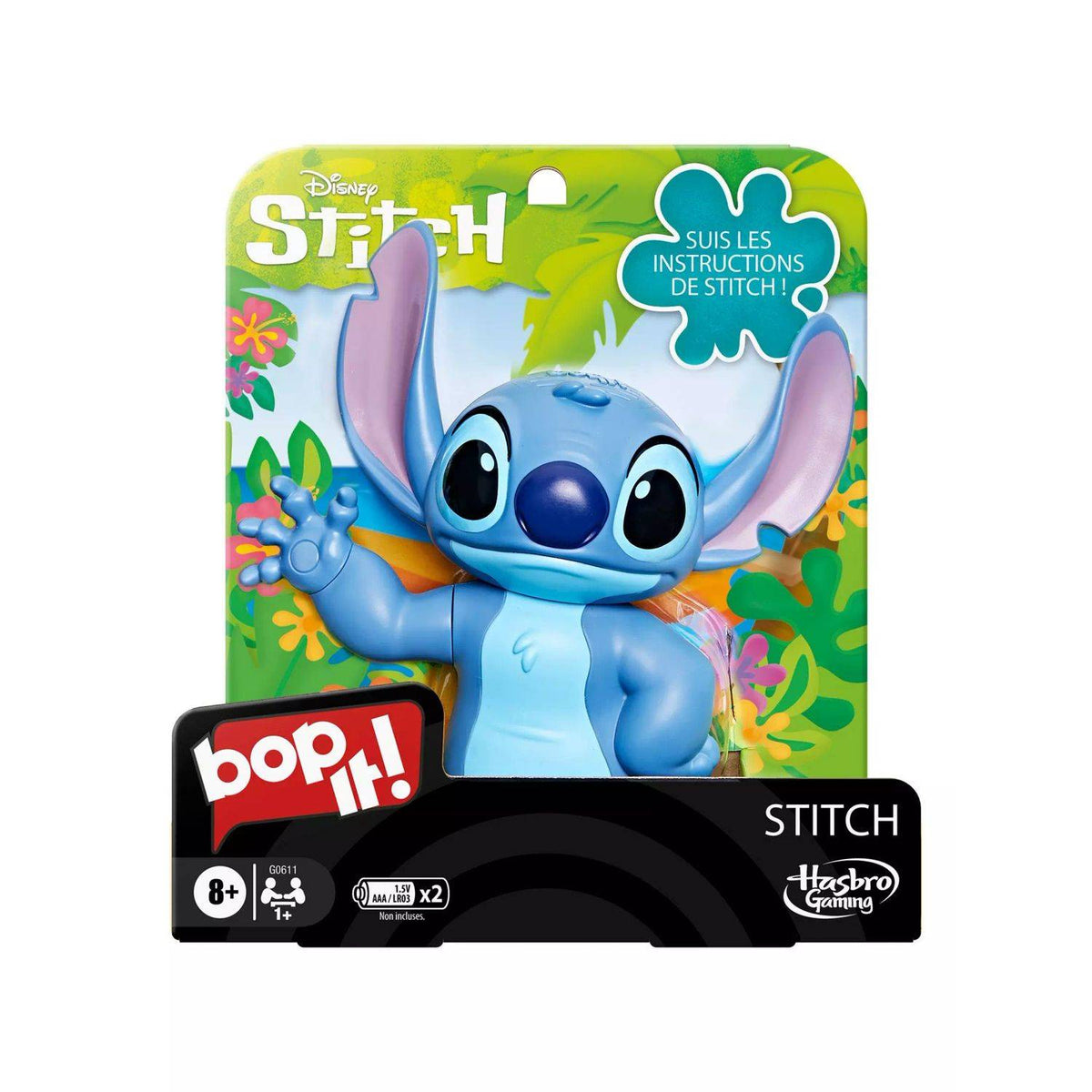 Bop It! Disney Lilo & Stitch Stitch Electronic Game (16.51cm), 8+ years