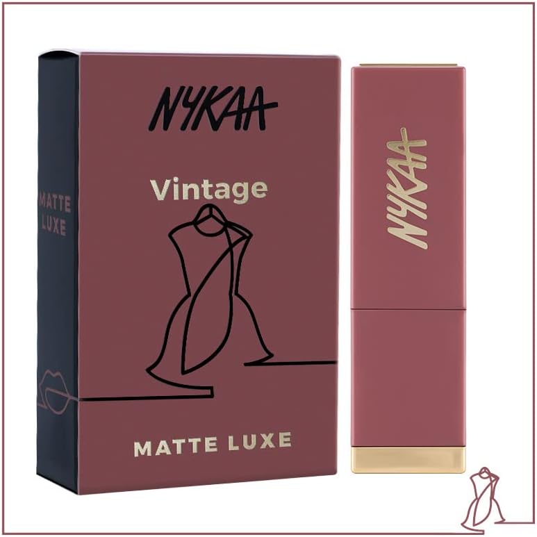 Nykaa Matte Luxe Lipstick Vintage