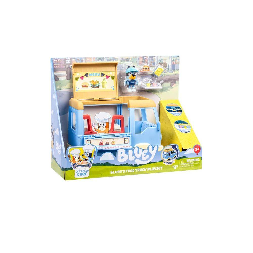Bluey Lets Play Chef Series 13 Bluey's Food Truck Playset (7.6cm), 3+ years