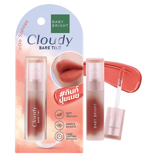 CLOUDY BARE TINT 2.6G BABY BRIGHT (M) #06 SUNSET