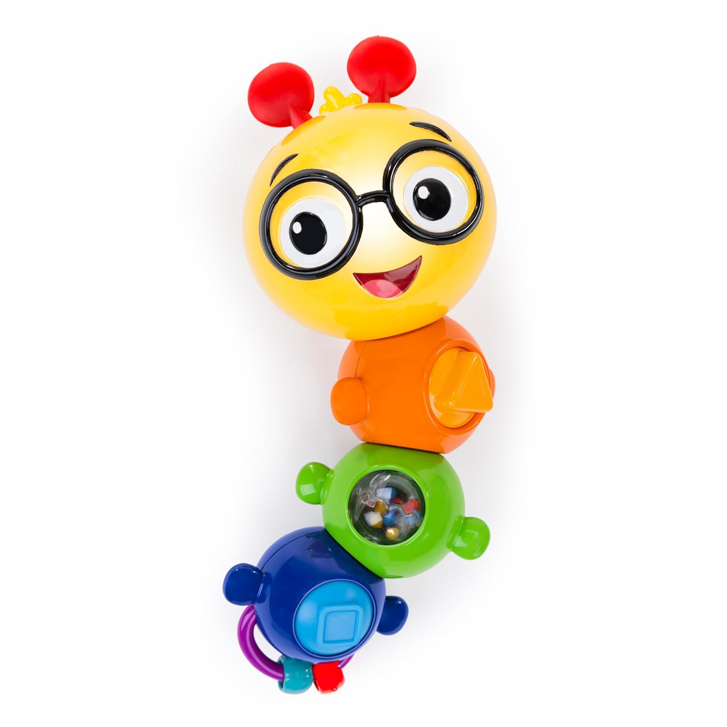 Baby Einstein Twist-a-Pal Cal Sensory Toy, with Music and Bead Chaser, 6 Months+