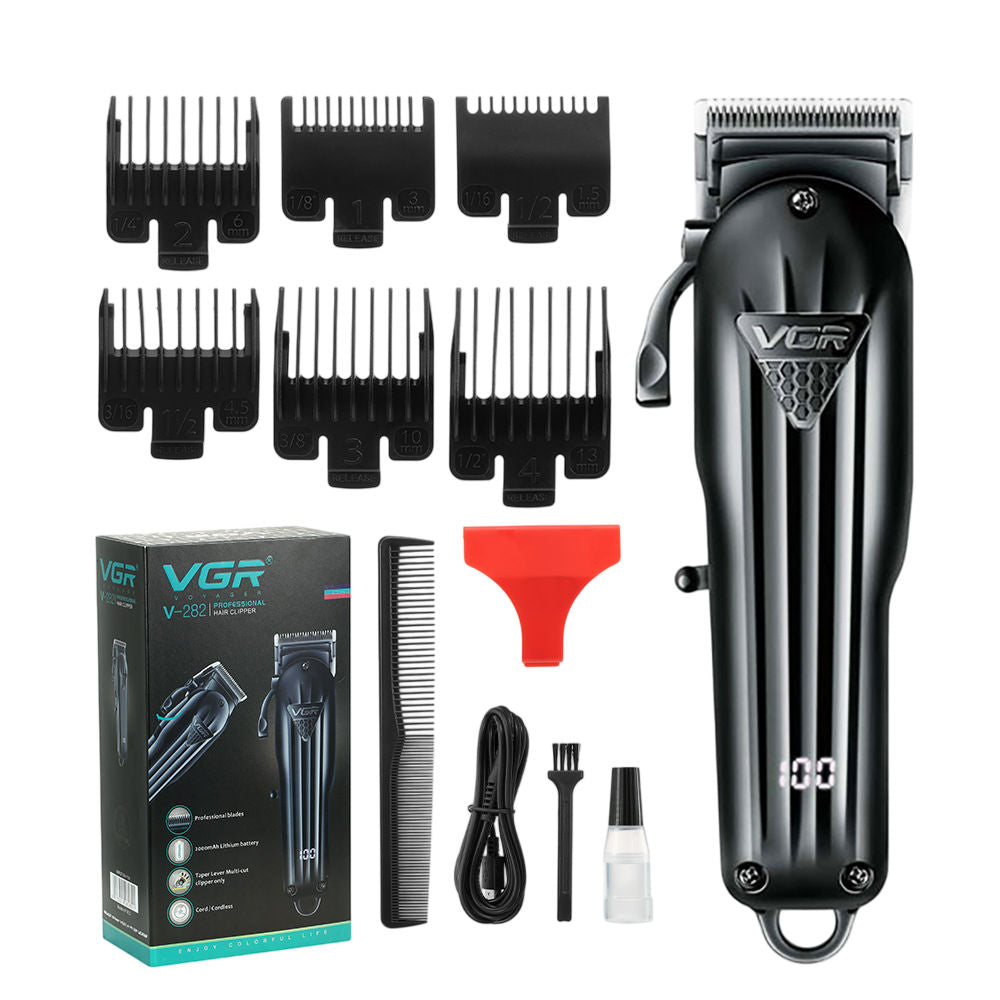 USB Rechargeable Hair Clipper with Adjustable Blades