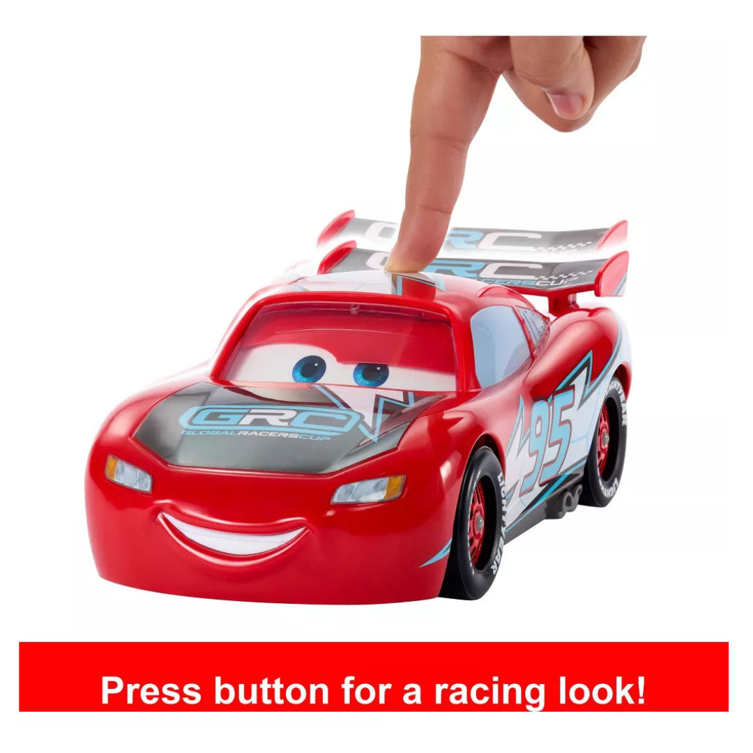 Disney Pixar Cars GRC Drift & Race Lightning McQueen Car, 22.86 cm, For Age 3+ Years