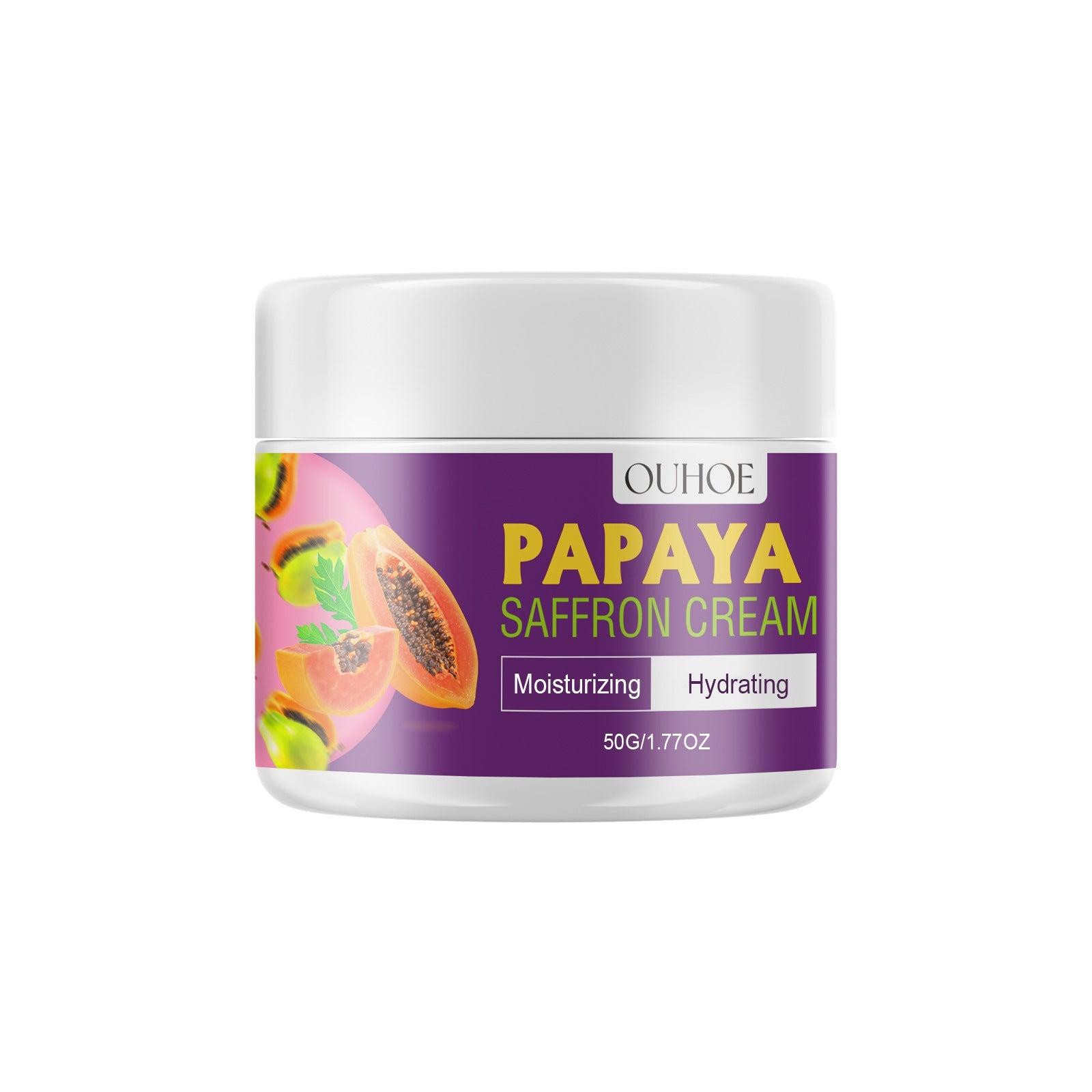 Revitalize Your Skin with Papaya Saffron Cream, Anti-Wrinkle, Anti-Aging, Moisturizer ,50g