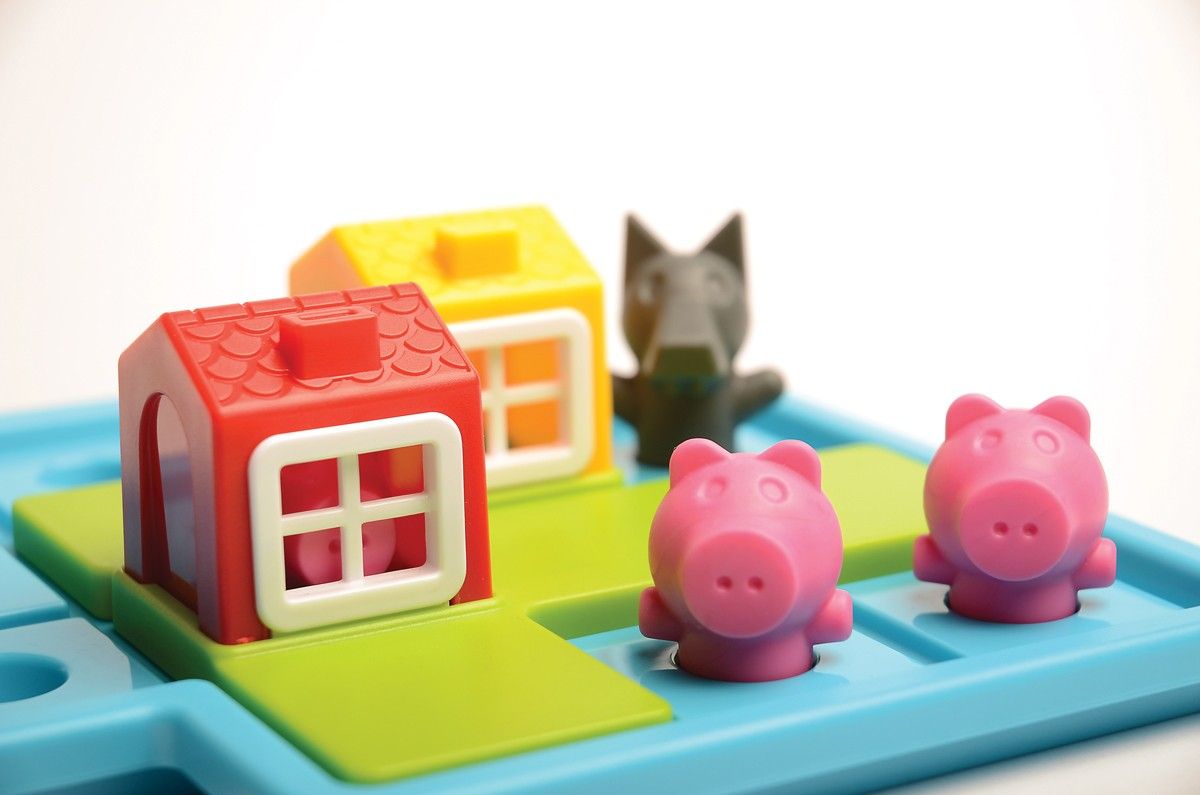 Smart Games Three Little Piggies — Preschool Puzzle Game