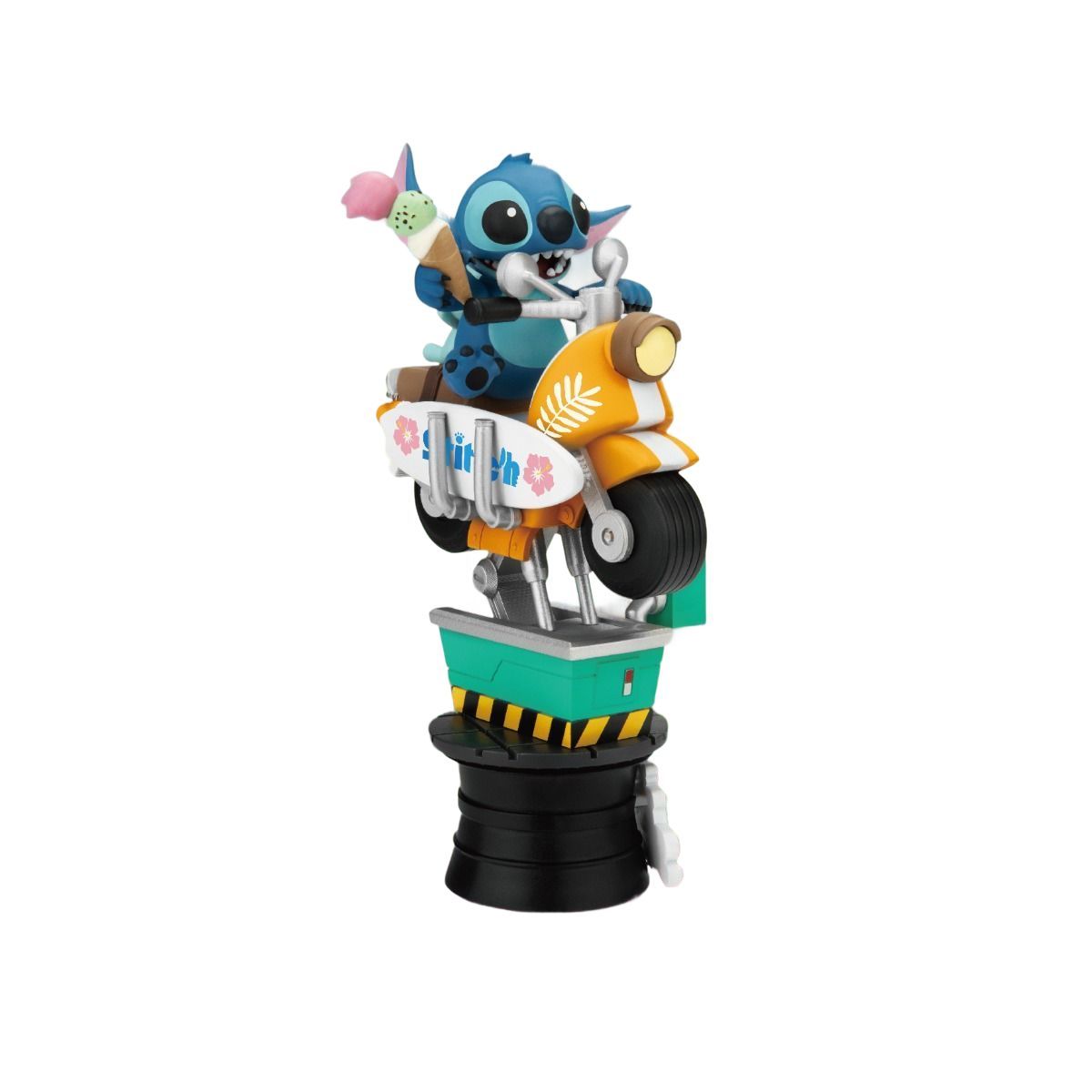 Beast Kingdom D-Stage Disney Lilo & Stitch Stitch Coin Ride D-Stage 041 Diorama Toy 16cm, 15+ years