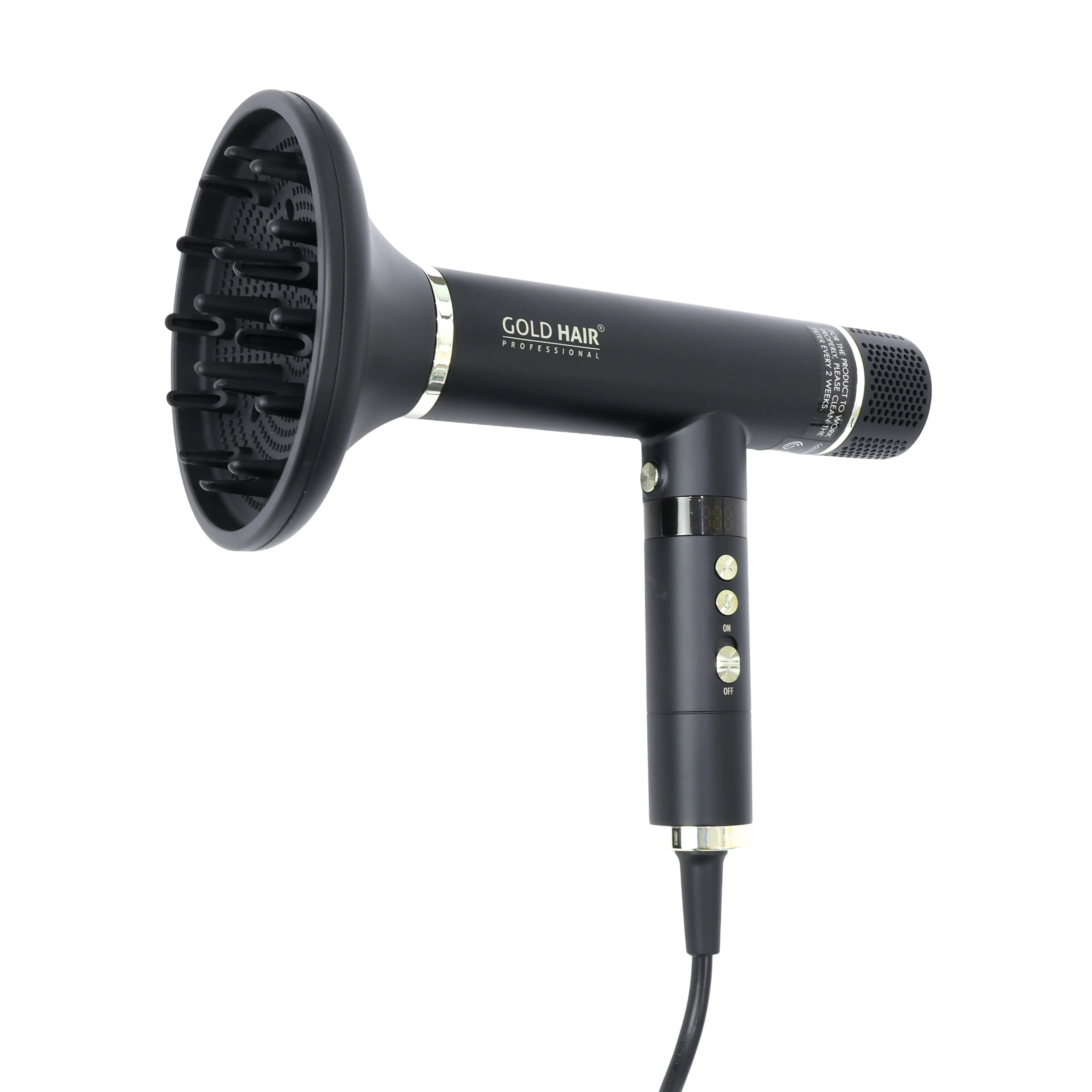 Gold Hair Professional Master Hair Dryer 2600W Salon Grade