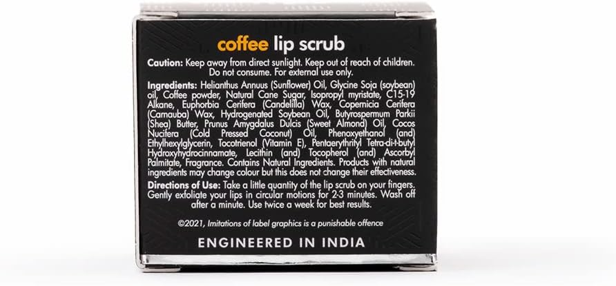 mCaffeine Coffee Lip Scrub (12gm)