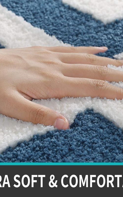 AIESY® Beautiful Luxury Rectangle Quick Dry Bath Mat