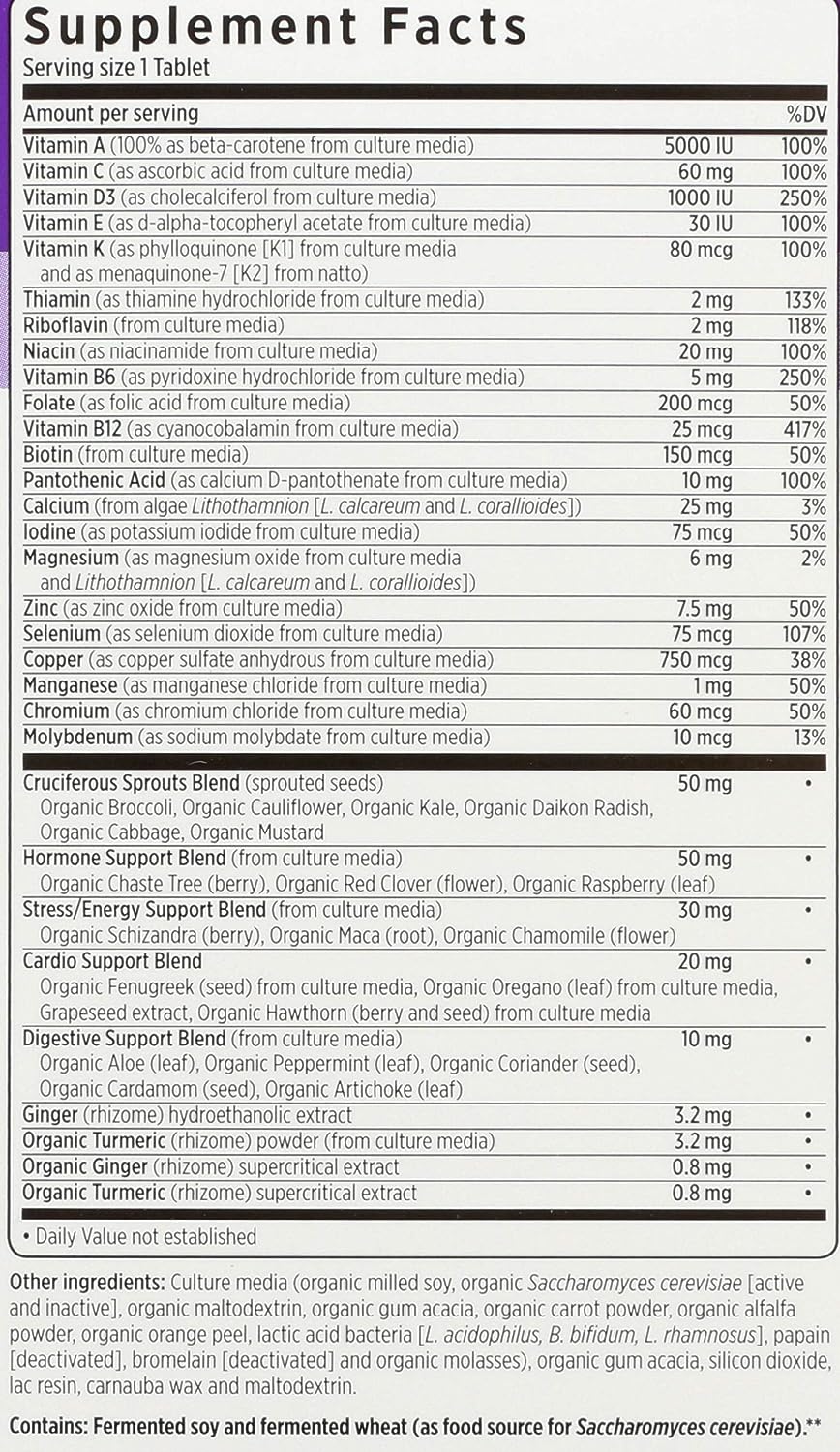 New Chapter Every woman's one daily MULTIVITAMINS 72 Vegetarian Tablets (Purple)