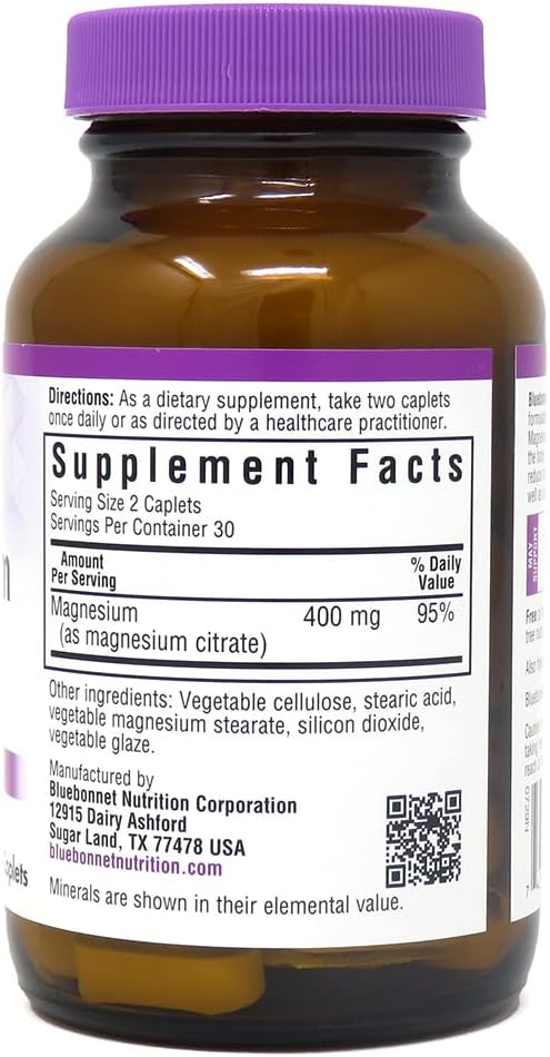 BlueBonnet MAG CITRATE 400MG 60S