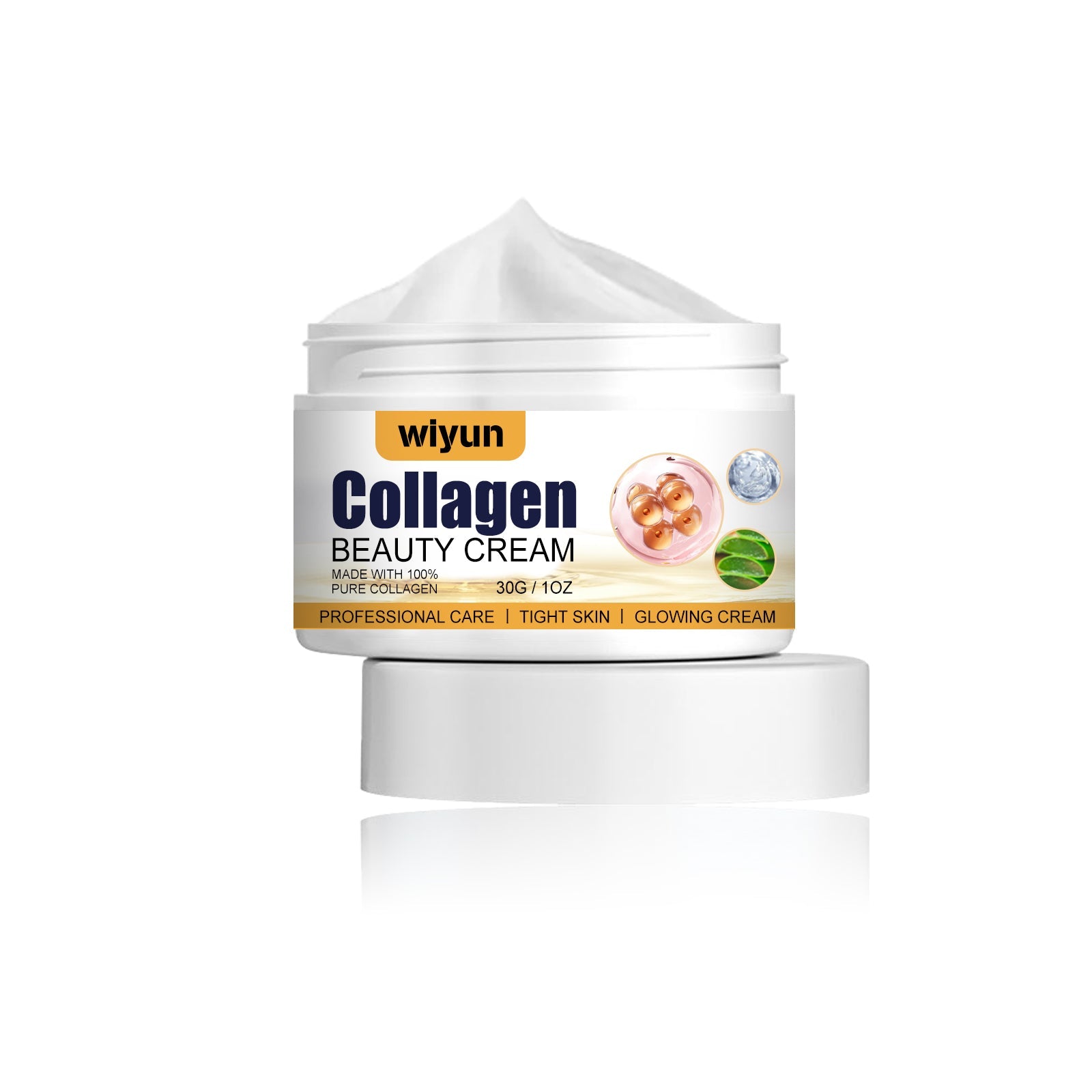 Collagen Moisturizing Cream for Firming and Hydrating Skin, Anti-Aging, Brightening ,30g