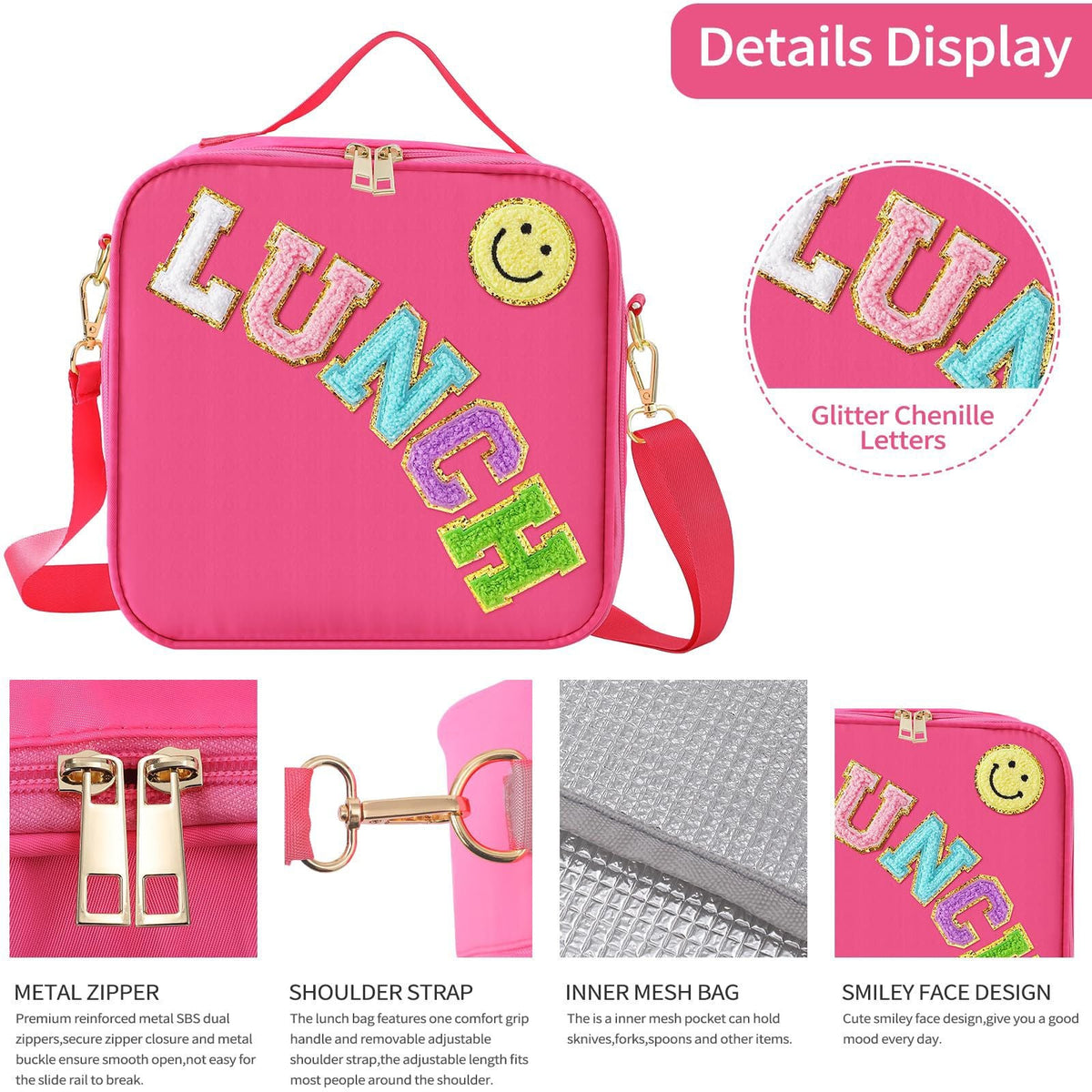 Insulated Lunch Bag for Women and Kids