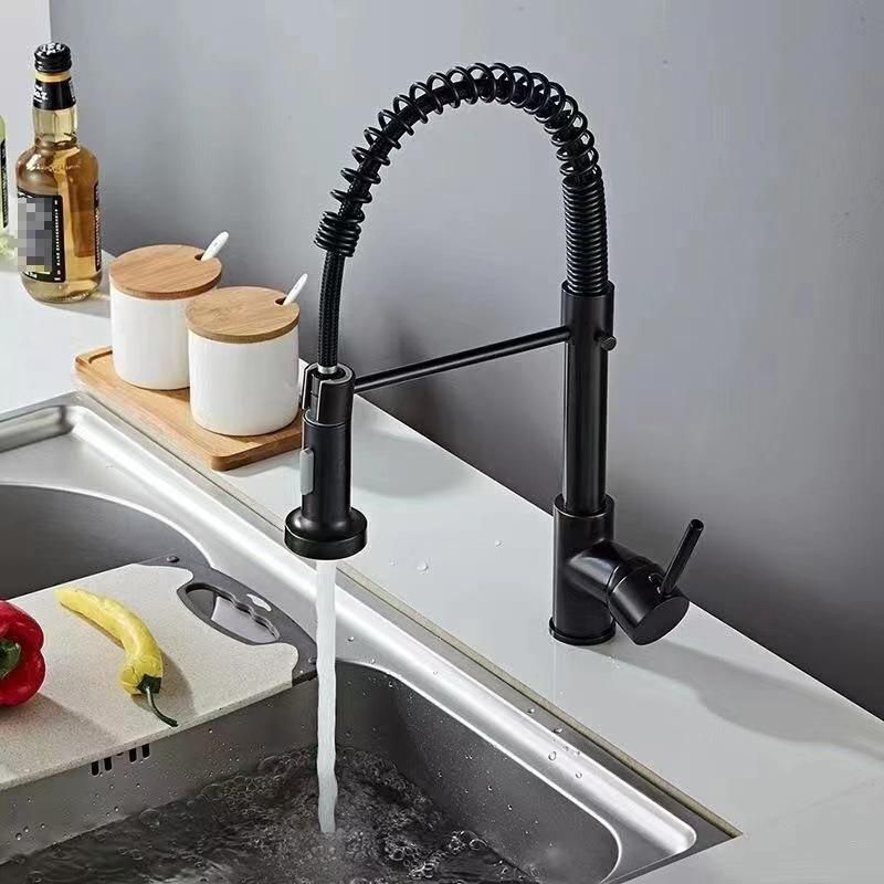 Kitchen Pull Down Spring Faucet