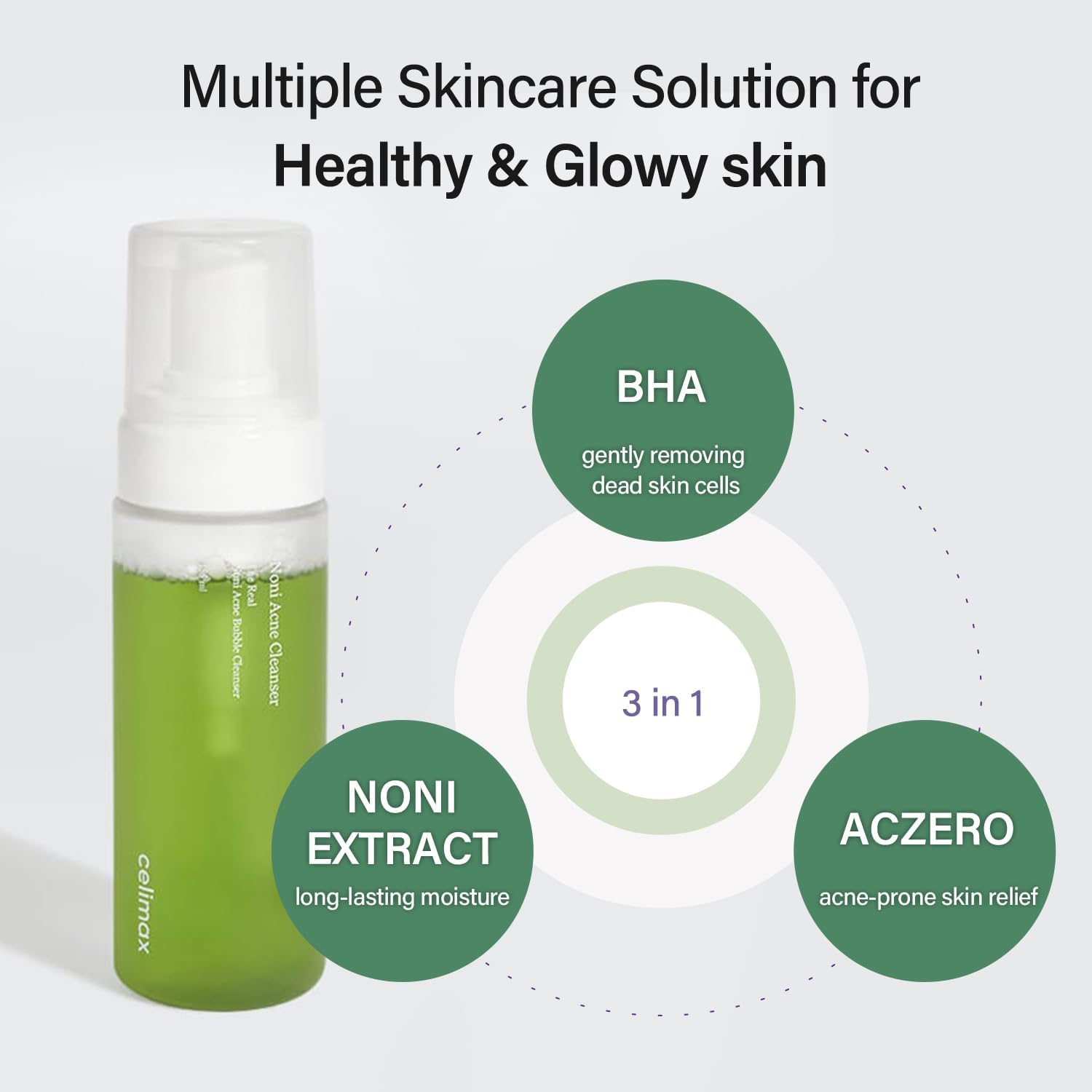 CELIMAX The Real Noni Acne Bubble Cleanser