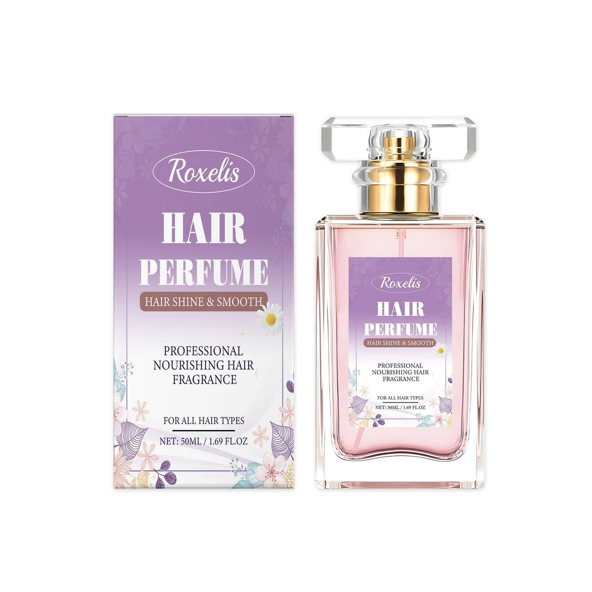 Chamomile Hair Perfume Spray, Hydrating Floral Fragrance for Soft Shiny Hair ,50ml