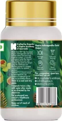 Kapiva Himalayan shilajit & Ashwagandha gold 30