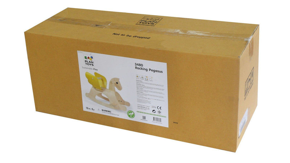 PlanToys Rocking Pegasus — Wooden Rocking Horse