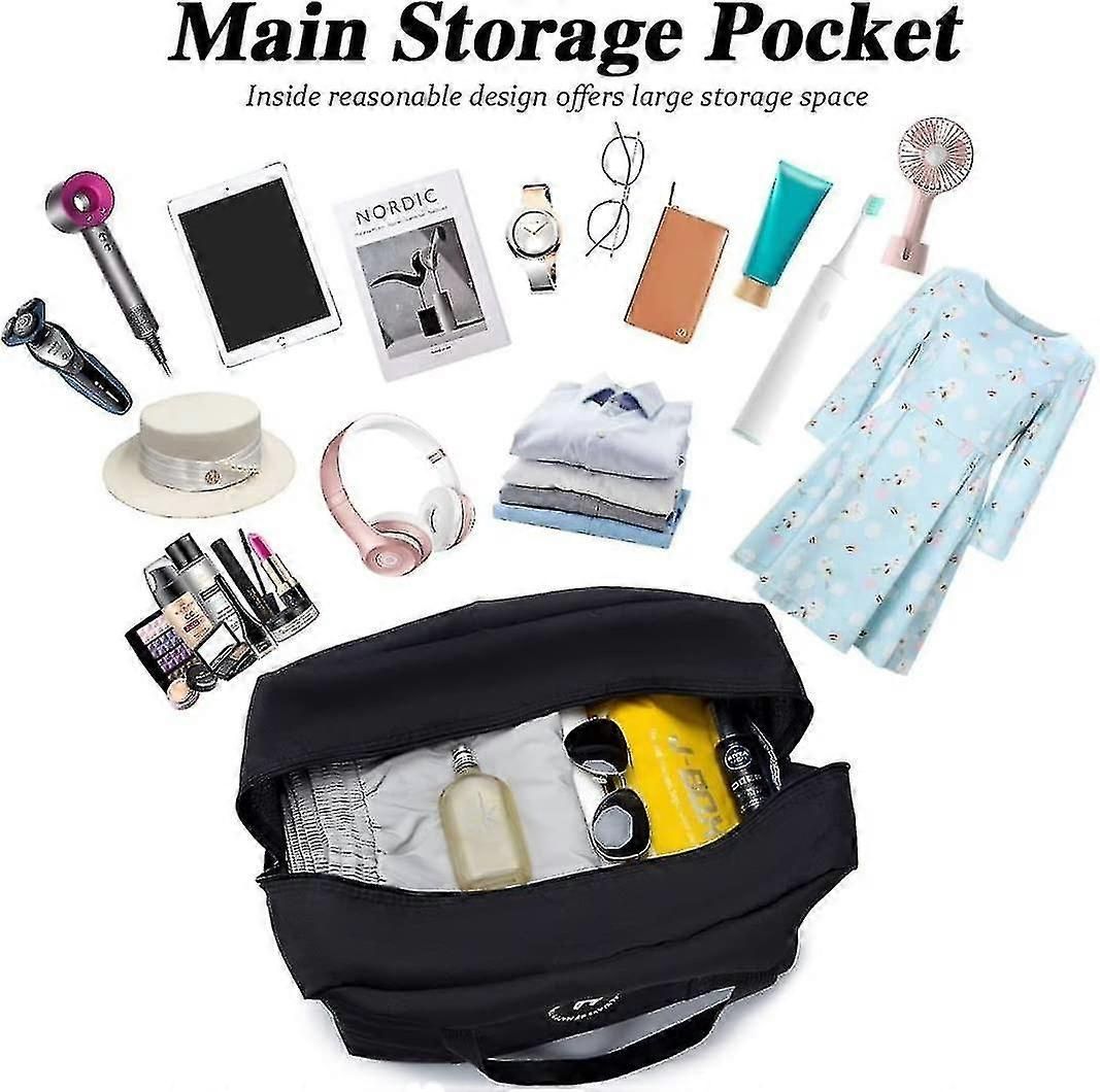 2X Travel Bag 45X36X20 Foldable Shoulder Bag Sports Bag Hand Travel Suitcase