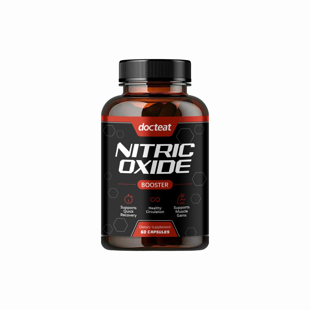 Boost Energy and Vitality with Nitric Oxide Capsules, Body Care for Daily Wellness ,60pcs