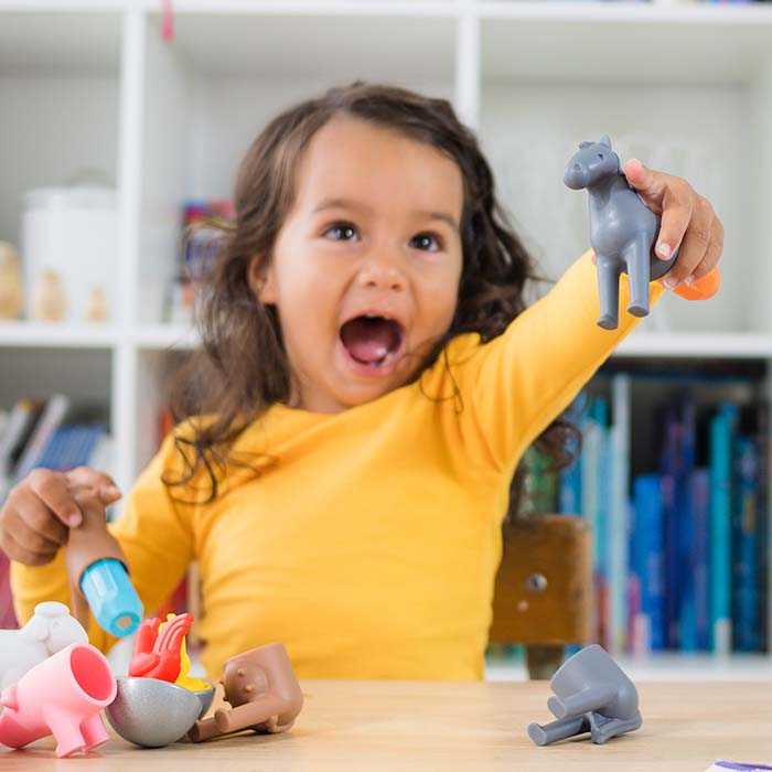 SmartMax My First Farm Animals — Magnetic Building Toy