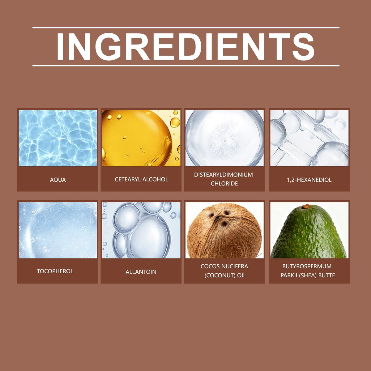 Coconut Oil Hair Care, Moisturizing Curling Cream, Anti-Frizz, Daily Styling ,100g