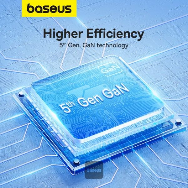 Baseus GaN5 30W Type-C Mini Fast Charger UK Plug, Black, P10110906113-00