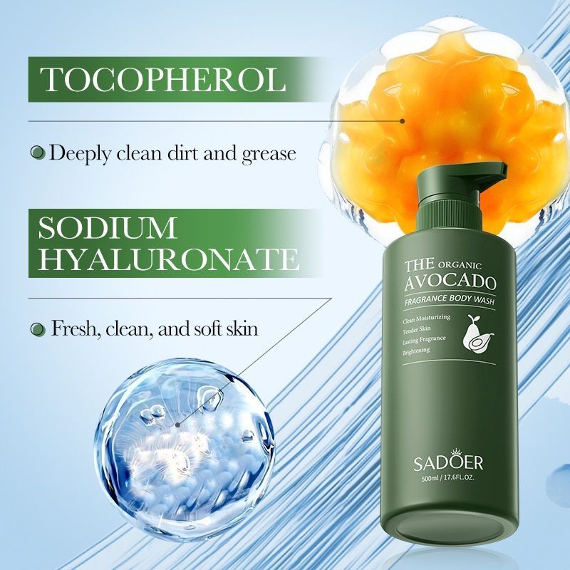 Avocado Scented Moisturizing Shower Gel with Niacinamide-001-SD11138