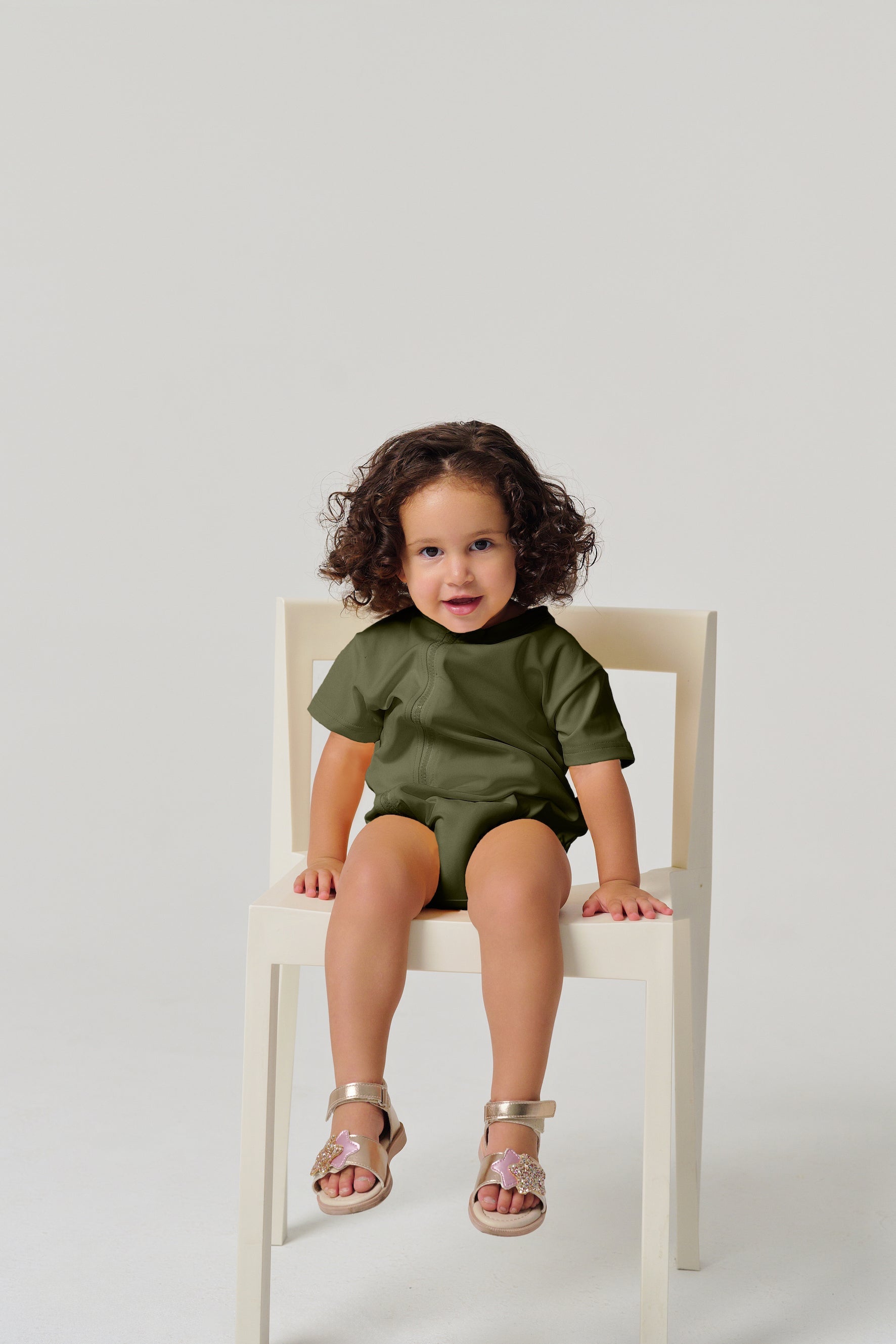 MULU Classic Unisex Baby Romper - Green