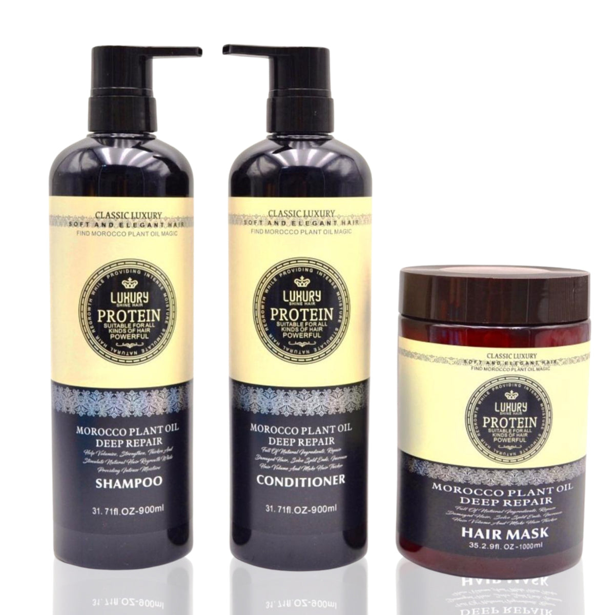 Luxurious shiny protein hair repair kit