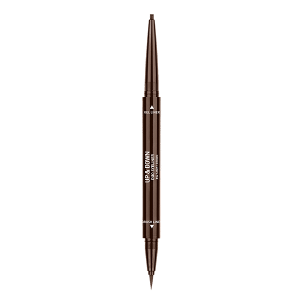 UP AND DOWN DUO EYELINER 0.1G+0.35G BABY BRIGHT (M) #02 SMOKY BROWN