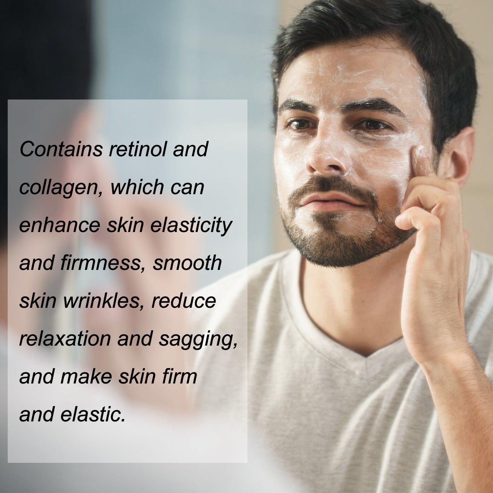 Men's Face Cream, Firming Skin, Anti-Aging, Moisturizer, Hydrating, Rejuvenating, Fine Lines, Skin Repair ,50g