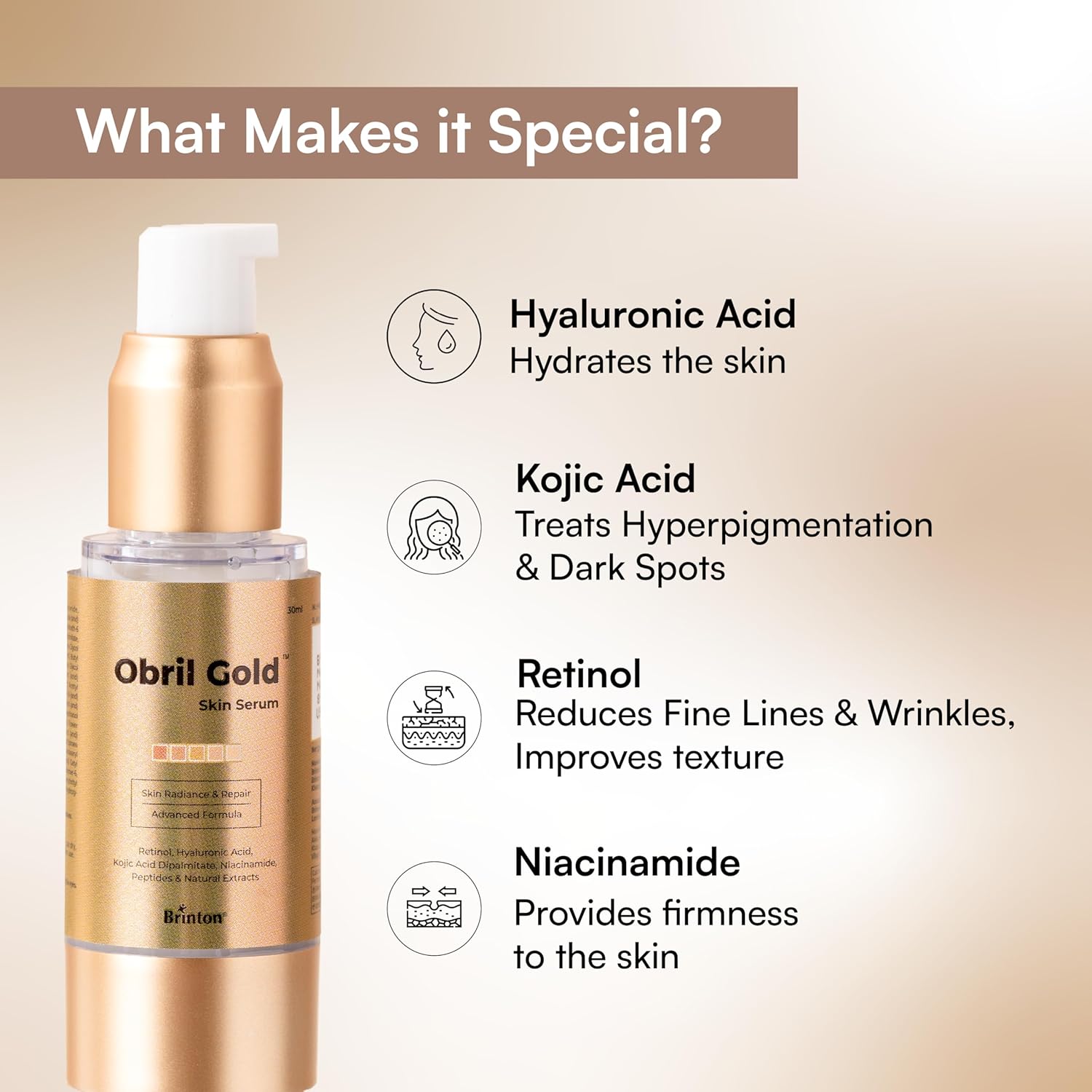 Brinton Obril Gold Skin Serum 30 ml