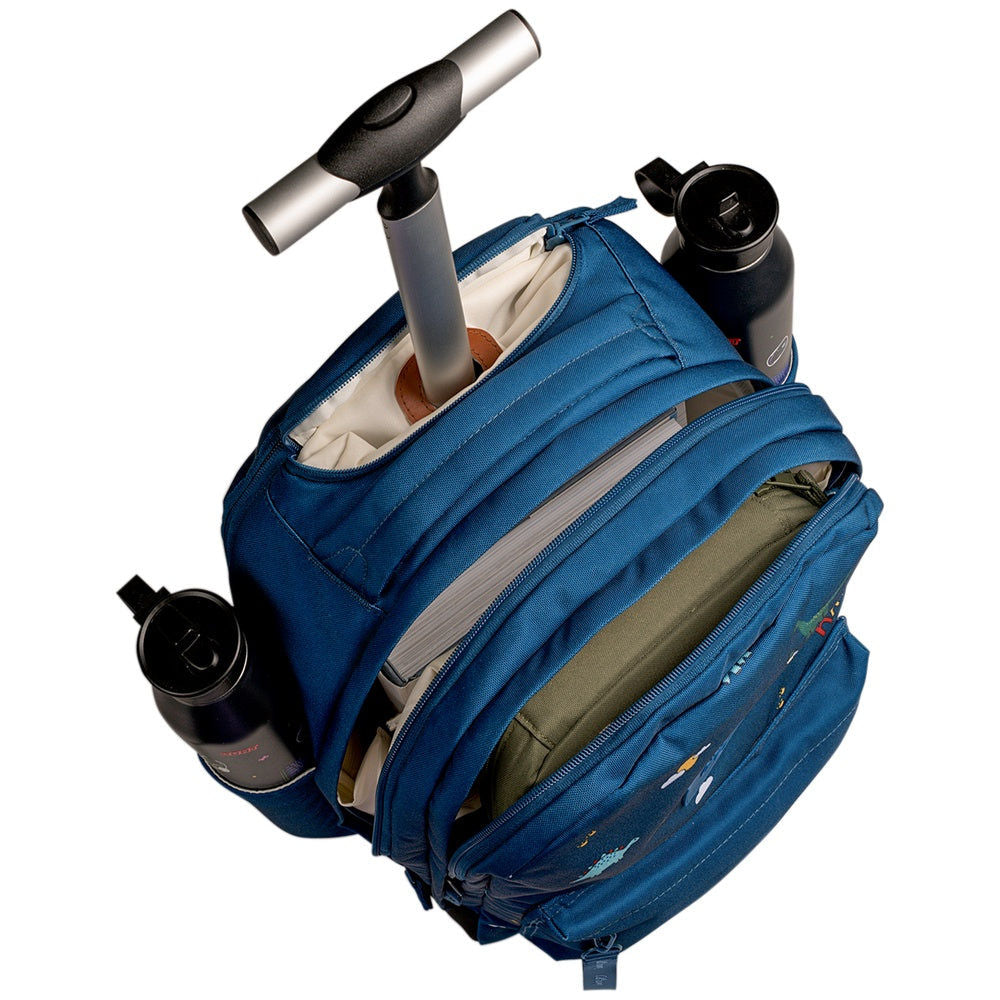 Citron Trolley Bag - Blue Dino
