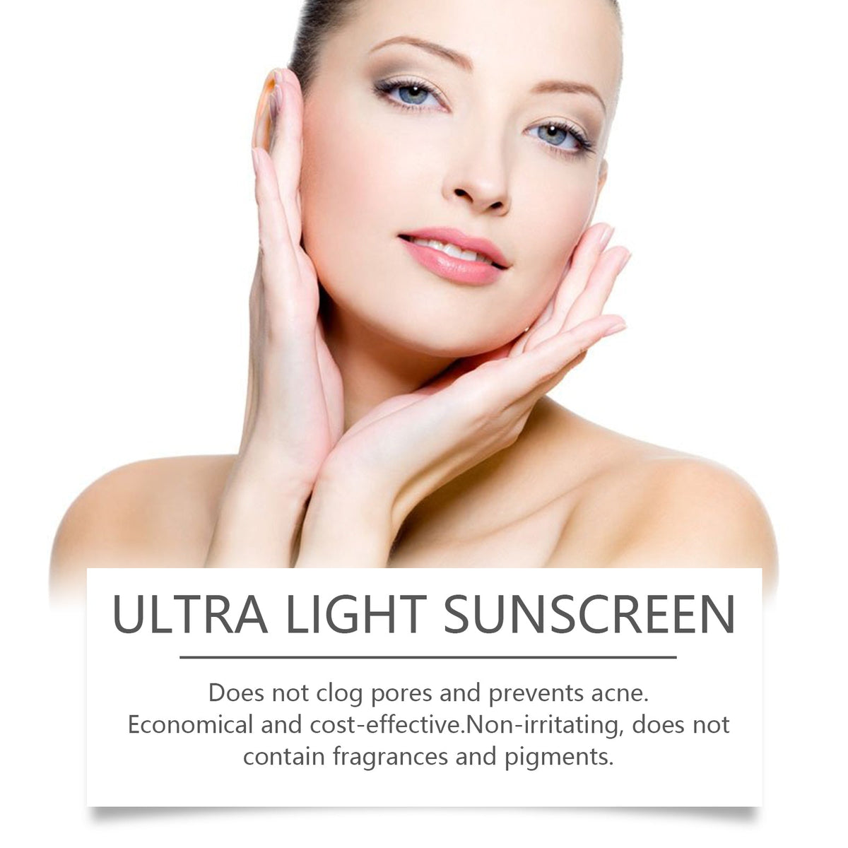 Moisturizing Skin Cream, UV Protection, Breathable, Acne-Free, Hydrating Face Lotion ,100ml