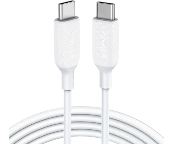 Aukey CB-CD45 USB C-C Nylon Braided Cable USB2.0 0.9m -White