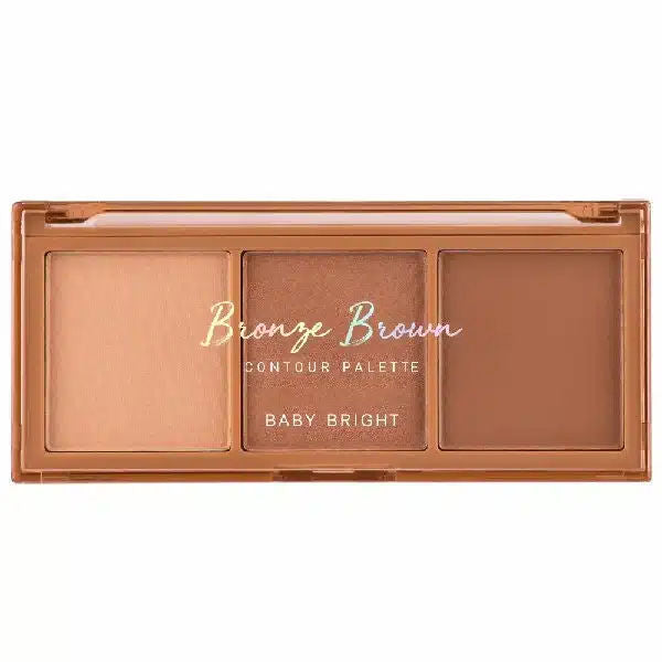 BRONZE BROWN CONTOUR PALETTE 4G X 3COLORS BABY BRIGHT (M)