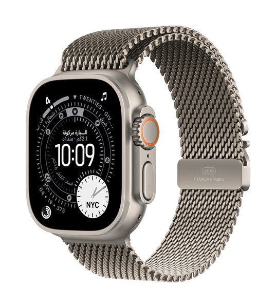 Ultra 3 G+C 49mm Titanium Case with Titanium Milanese Loop - M