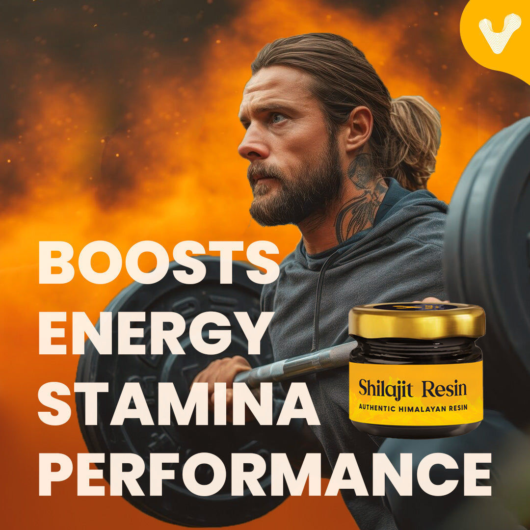 Mens Performance combo : Valeo Testo Plus and Shilajit Resin 20Gm