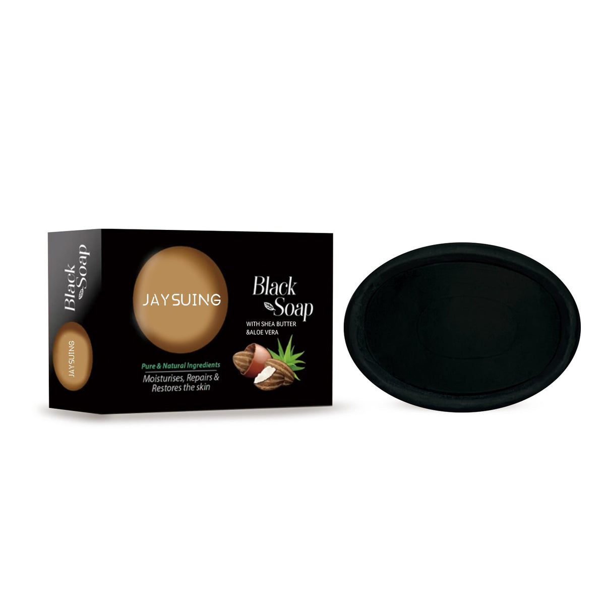 Black Soap for Acne, Pores, Moisturizing, Clear Skin, Body Black Soap, Natural Skincare ,100g